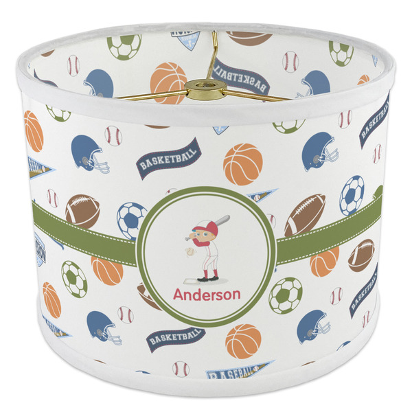 Sports 8" Drum Lampshade - ANGLE Poly-Film