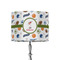 Sports 8" Drum Lampshade - ON STAND (Fabric)