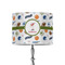 Sports 8" Drum Lampshade - ON STAND (Poly Film)