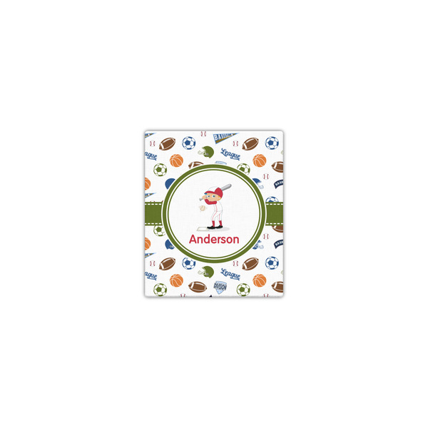 Custom Sports Canvas Print - 8x10 (Personalized)