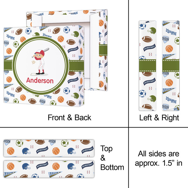 Sports 8x8 - Canvas Print - Approval