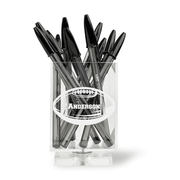 Sports Acrylic Pencil Holder - FRONT
