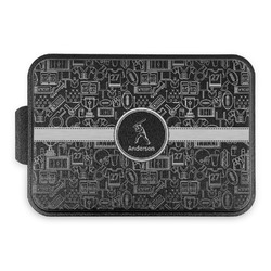 Sports Aluminum Baking Pan with Black Lid (Personalized)