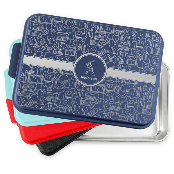 Sports Aluminum Cake Pan with Lid - PARENT/MAIN