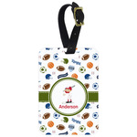 Sports Metal Luggage Tag w/ Name or Text