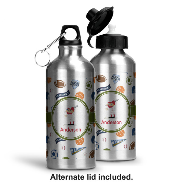 Sports Aluminum Water Bottle - Alternate lid options
