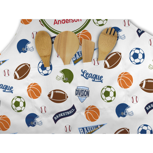 Sports Apron - Pocket Detail with Props