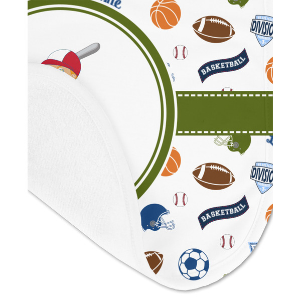 Sports Baby Bib - AFT detail