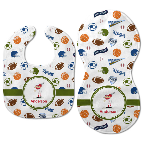 Sports Baby Bib & Burp Set - Approval (new bib & burp)