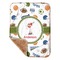Sports Sherpa Baby Blanket - 30" x 40" w/ Name or Text