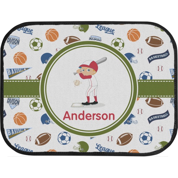 Sports Back Seat Car Mat