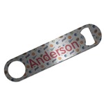 Sports Bar Bottle Opener - Silver w/ Name or Text