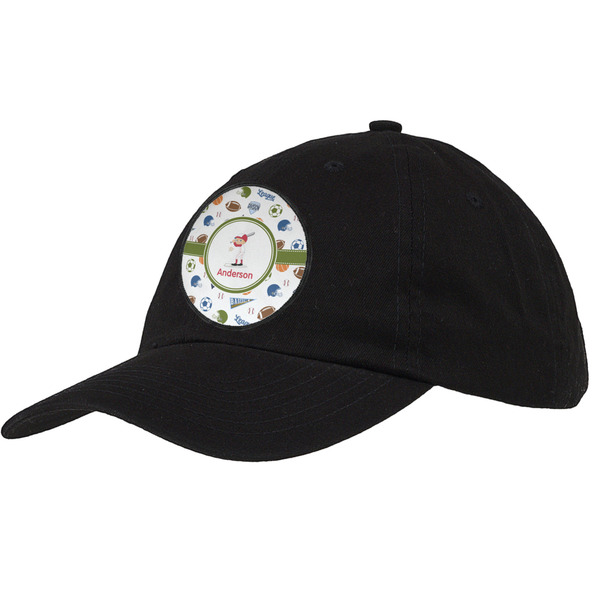 Custom Sports Baseball Cap - Black (Personalized)