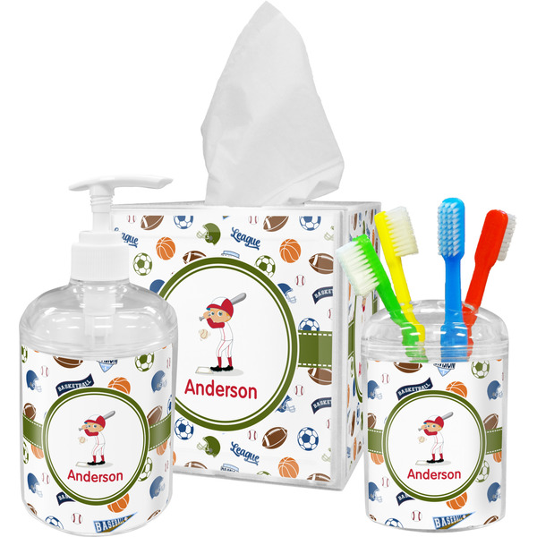 Sports Bathroom Accessories Set (Personalized)