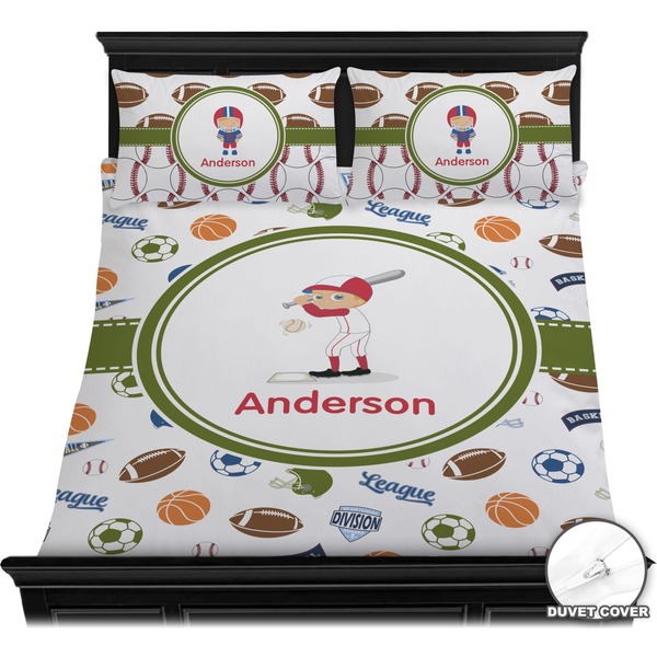 Sports Bedding Set (Queen) - Duvet