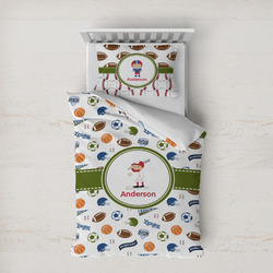 Sports Duvet Cover Set - Twin XL (Personalized)