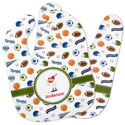Sports Baby Bib w/ Name or Text