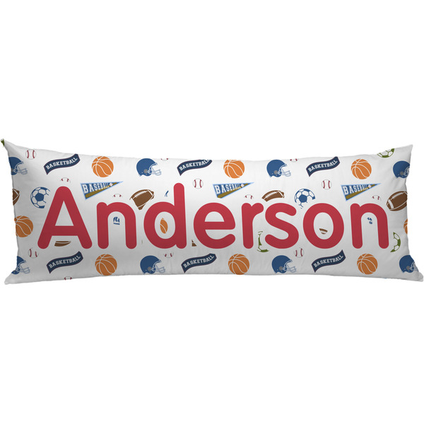 Custom Sports Body Pillow Case (Personalized)
