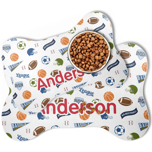 Sports Bone Shaped Dog Mats - MAIN