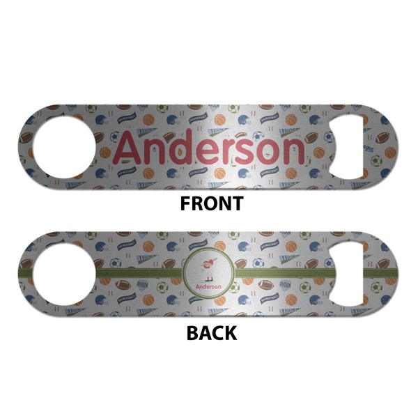 Sports Bottle Opener - Front & Back