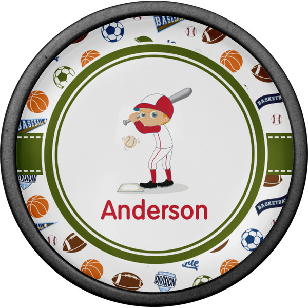 Sports Cabinet Knob - Black - Front