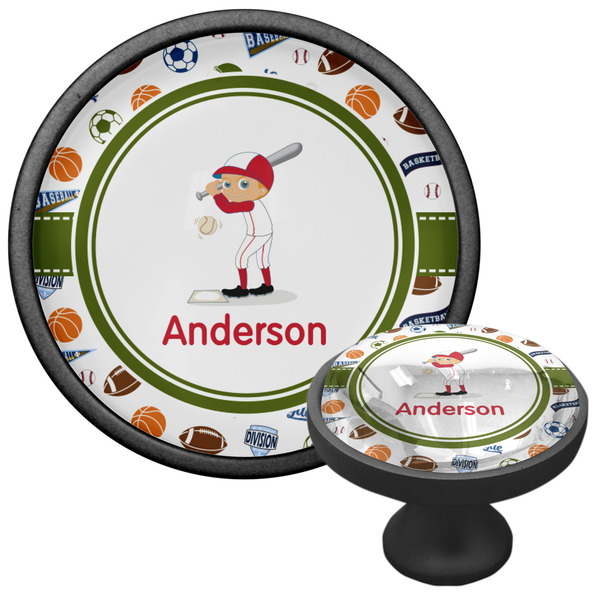 Sports Cabinet Knob - Black - Multi Angle