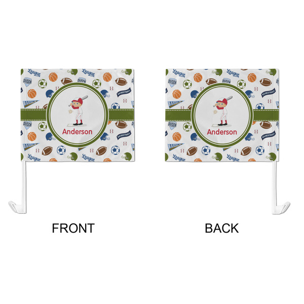 Sports Car Flag - Large - APPROVAL