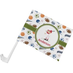 Sports Car Flag - Small w/ Name or Text