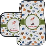 Sports Car Floor Mats Set - 2 Front & 2 Back (Personalized)