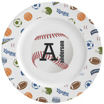 Sports Ceramic Dinner Plates (Set of 4)