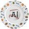 Sports Ceramic Plate w/Rim