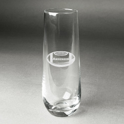 Sports Champagne Flute - Stemless Engraved - Single (Personalized)