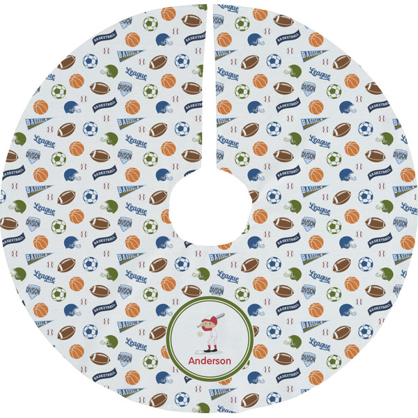 Custom Sports Tree Skirt (Personalized)