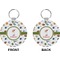 Sports Circle Keychain (Front + Back)