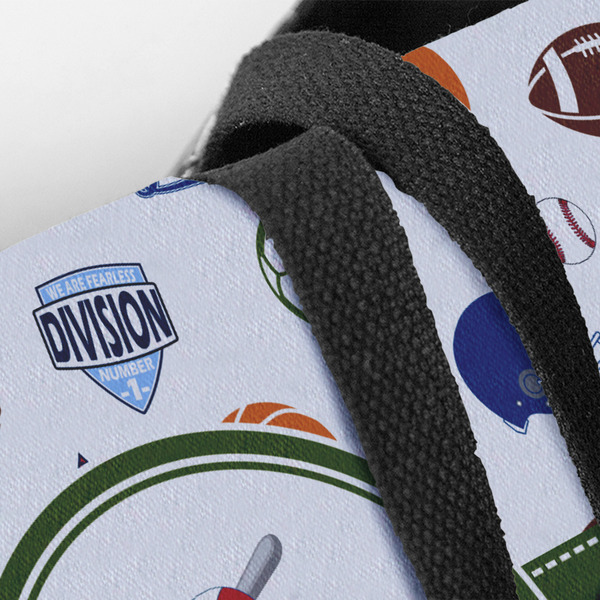 Sports Closeup of Tote w/Black Handles