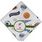 Sports Cloth Napkins - Personalized Dinner (Folded Four Corners)