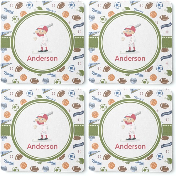 Sports Coaster Rubber Back - Apvl