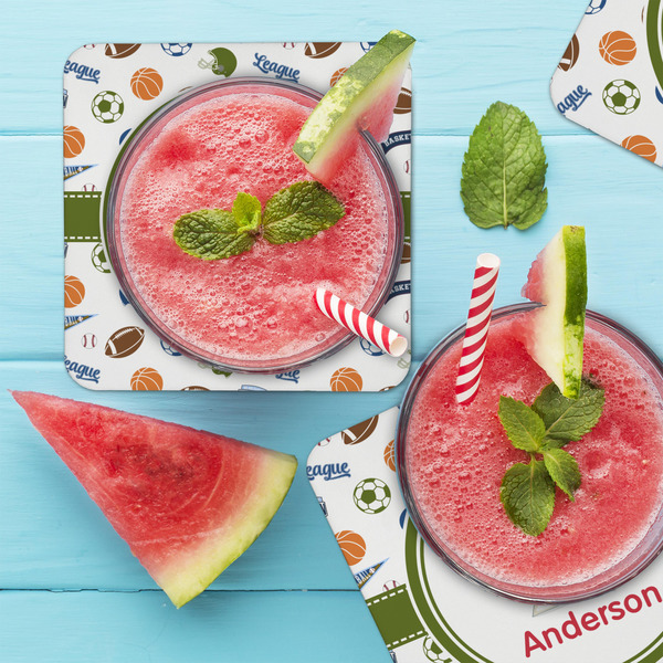 Sports Coaster Set - LIFESTYLE