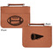 Sports Cognac Leatherette Bible Covers - Small Double Sided Apvl