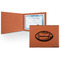 Sports Leatherette Certificate Holder - Front (Personalized)