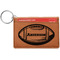 Sports Leatherette Keychain ID Holder - Single Sided (Personalized)