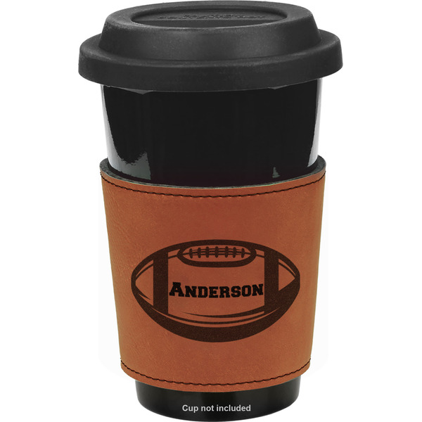 Custom Sports Leatherette Cup Sleeve - Single Sided (Personalized)