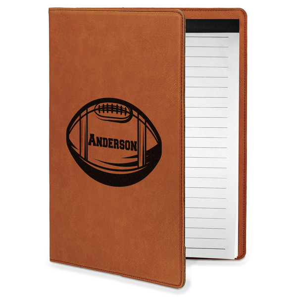 Custom Sports Leatherette Portfolio with Notepad - Small - Single Sided (Personalized)