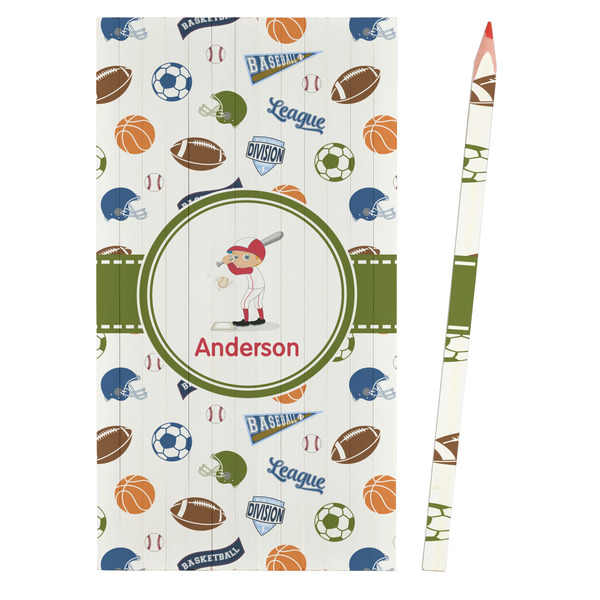 Sports Colored Pencils - Front View