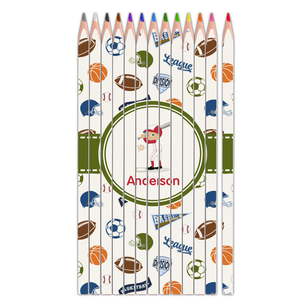 Custom Sports Colored Pencils (Personalized)