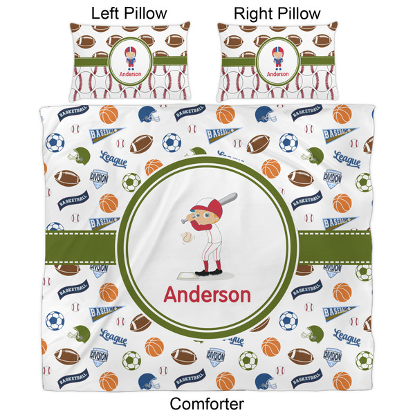 Sports Comforter Set - King - Approval