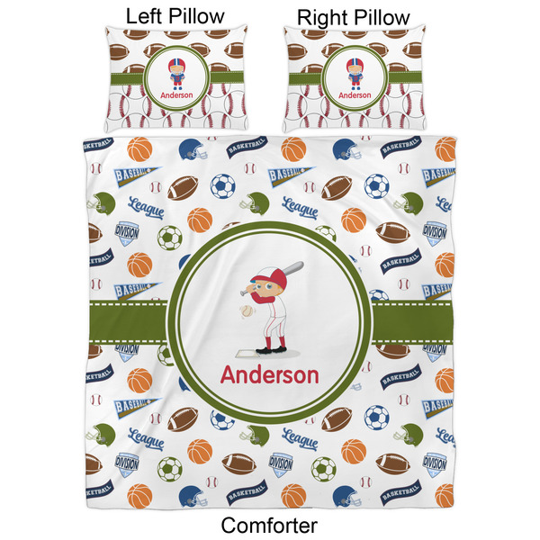 Sports Comforter Set - Queen - Approval