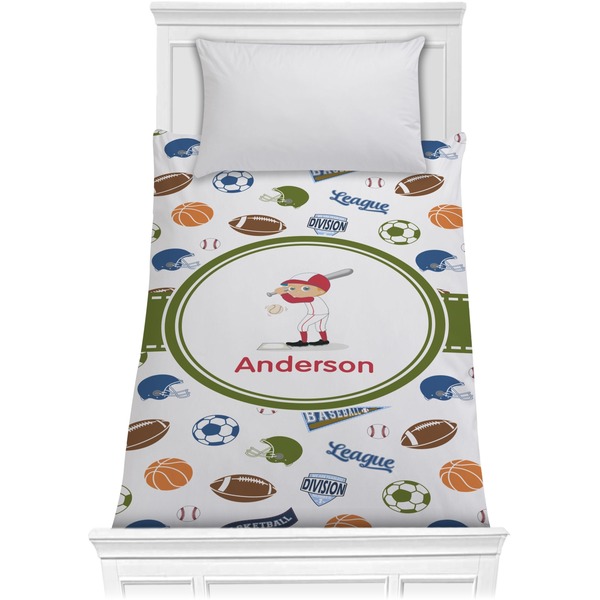 Custom Sports Comforter - Twin XL (Personalized)