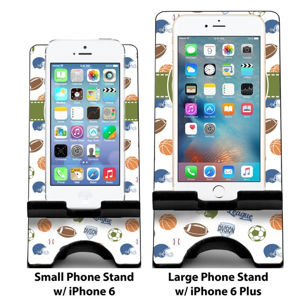 Sports Compare Phone Stand Sizes - with iPhones
