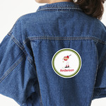 Sports Twill Iron On Patch - Custom Shape - X-Large (Personalized)